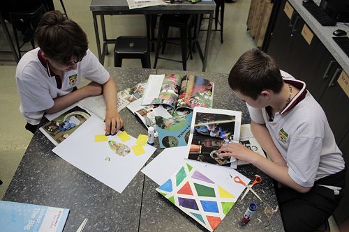 Art with the Learning Support class