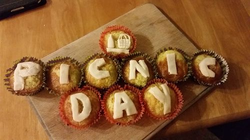 Katherine from Room 9 created cupcakes to celebrate picnic day. 