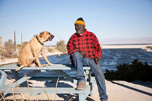 Locals enjoying a good story