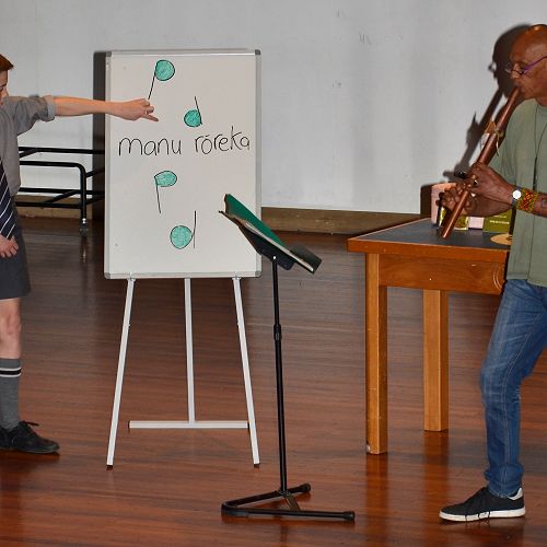 Apirana Taylor Visit 