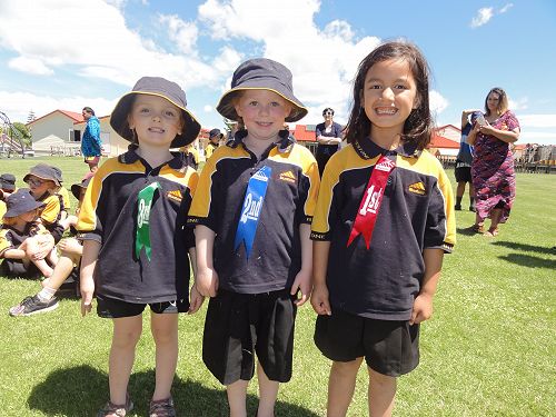 Room 4 & 4a Girls: 1st Amani Malama, 2nd Georgia Kortright, 3rd Macey Tarrant