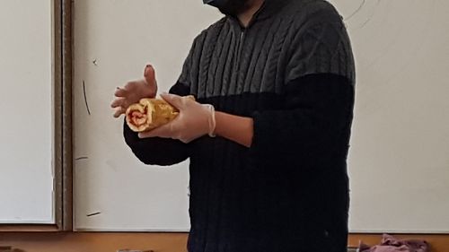 Maths visit by University Professor