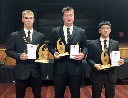 From left: Alex Arnold, Liam Van Der Heyden, and Lexis Marsh.