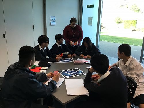 Matariki library session led by Miss Howie