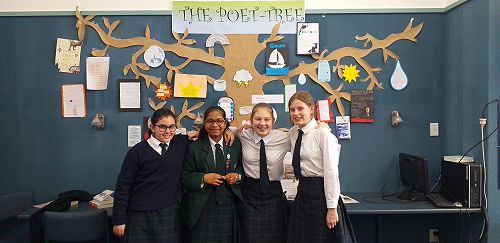Mariam Rietveld, Avani Bolugoddu, Lia Fisher and Elizabeth French 