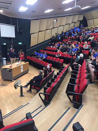 Lecture time at Hands on Otago