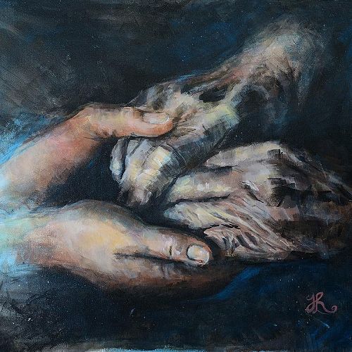 "Caring Hands" by Helgunn Bjerga Ravonsheed © Used with permission www.galleri visage