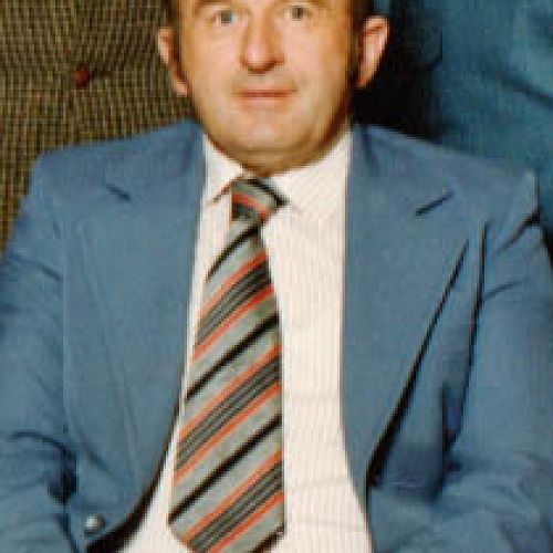 Ted George long serving member of the King's High School Board
retiring late in 1988 after 14 years of service to the school