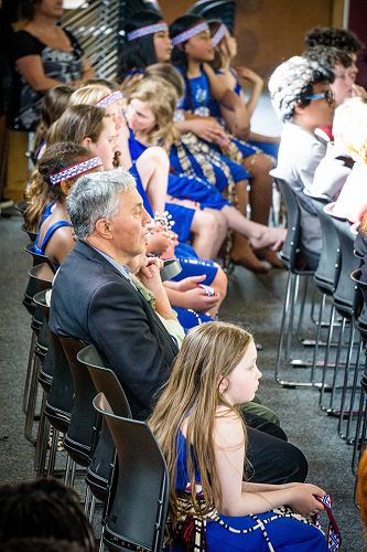 Kapa haka combined performance with St Pats