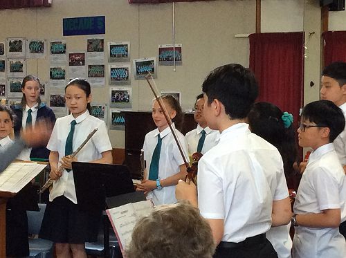 Orchestra at the Itinerant Music Concert 7 December 2016