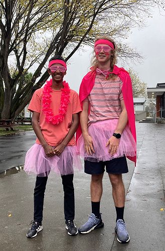 Promoting inclusivity: Student Wellbeing Committee representatives Stefan Marasinghe Arachchige Don (left) and Ryan Wilson.