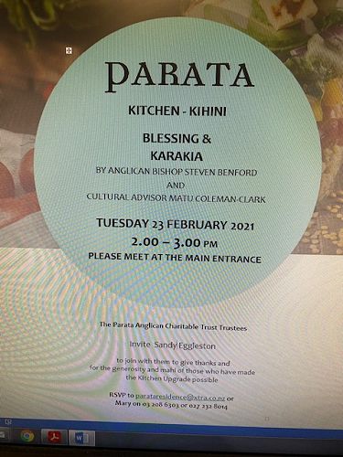 Kitchen Blessing invitation