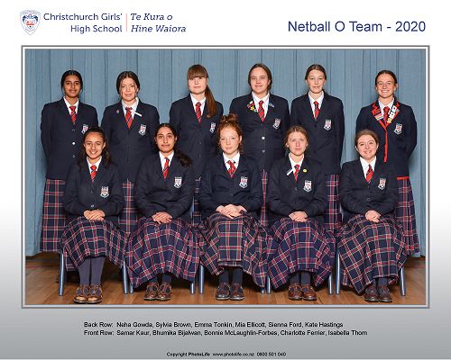 Netball O Team 2020