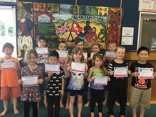 Week 7 Innovation awards for Eugene, Charlie, Charlotte, Dresden, Kimi, Aiden, Rowan, James, Vaughan, Connor and Nicholas