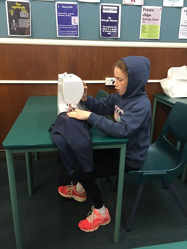 Helper at Sewing Bee - Ailie Somerville