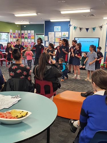 Whānau coming together