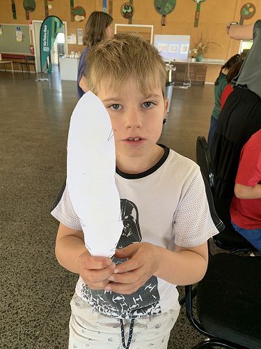 Kit Day Marae korowai feather Braden