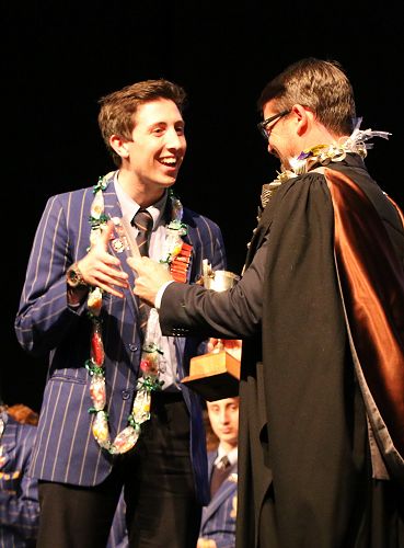 FATHER. J. J. O'SULLIVAN CUP AND THE UNIVERSITY OF CANTERBURY SCHOLARSHIP FOR DUX SCHOLARSHIP - Oscar Sergel Stringer