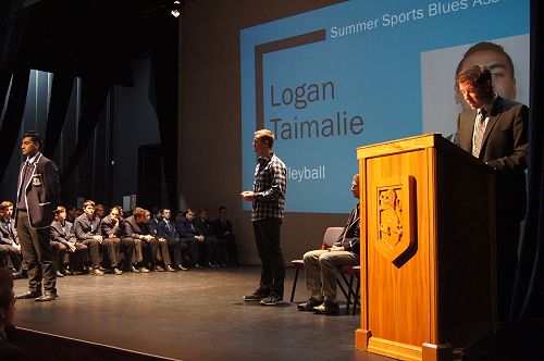 Logan Taimalie's citation is read