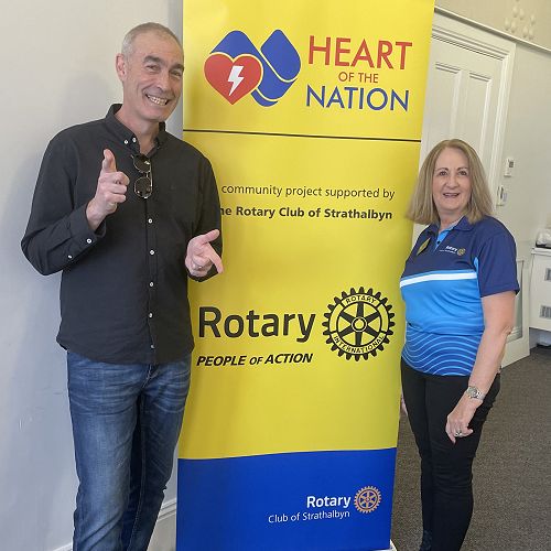 Greg Page and PE Viv Goodenough