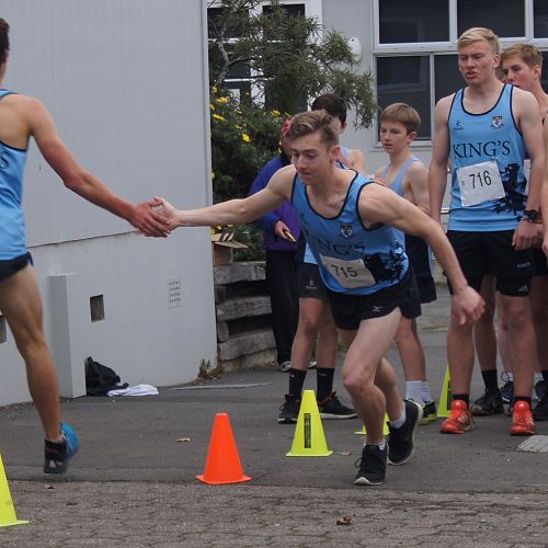 Zach Mason tags Sam Gouverneur