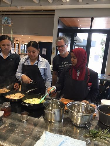 Najad cooking with Peter Gordon
