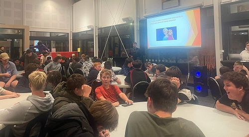 Princess puzzle: Disney trivia kept the boys guessing at the quiz night.