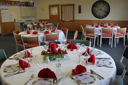 Resthaven Village's Winter Wonderland, all set up 