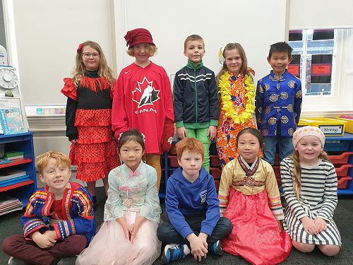 Year 3s in cultural clothing