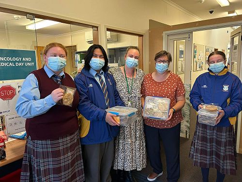 Baking gratefully received at the Oncology ward