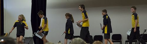 Year 8's with Leaving Certificates