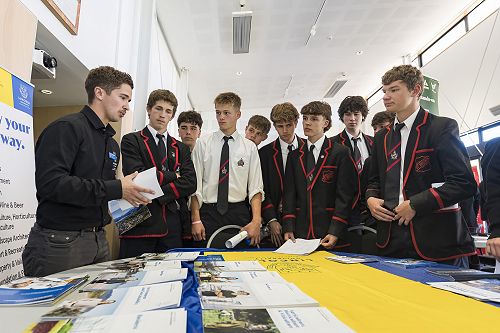 Mason Hunt, from Lincoln University, outlines future options for students.