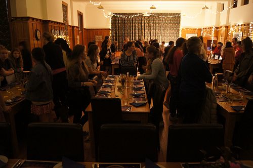 Students at the Matariki dinner