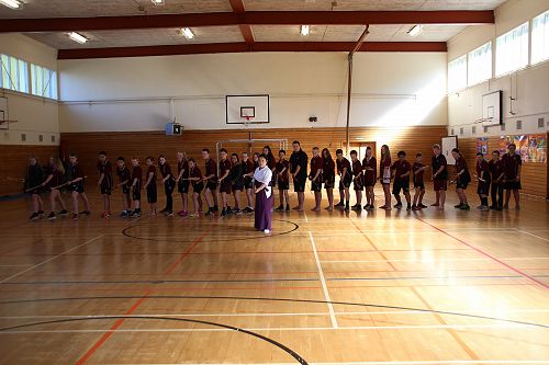 Japanese martial art Naginata