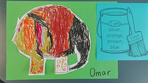 E is for Elmer the Elephant