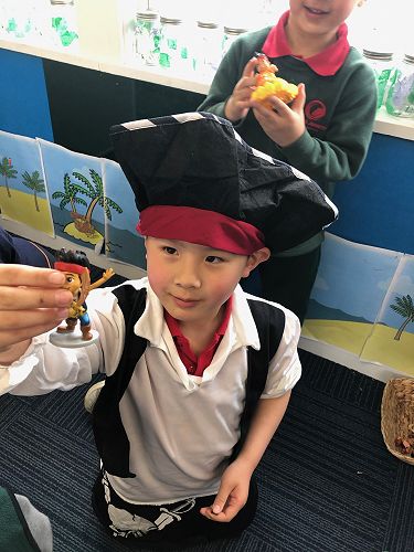 So much imaginary play was done with Jake and the Neverland Pirates.