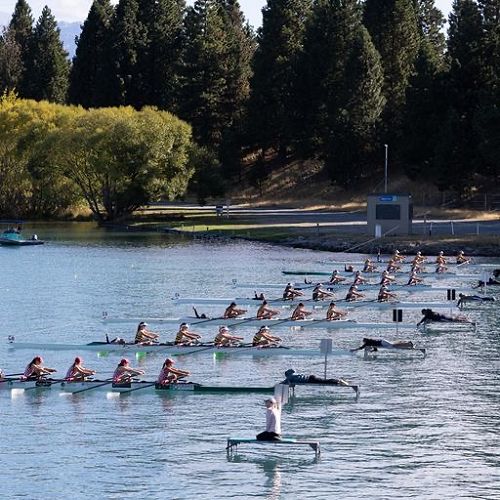 Start line of the Quad races