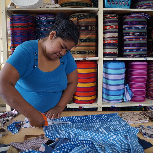 One of Trade Aid's many makers