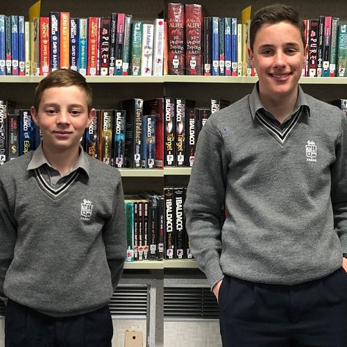 Two of our new Year 10 Librarians in 2020 are
Jackson Hesp and Felix Shaw