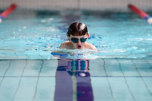 Magnus in breaststroke.