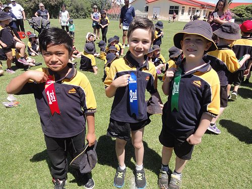 6 year old boys: 1st Giovanni Faolua-Lasi, 2nd Daemon Morey, 3rd Jackson Hayes
