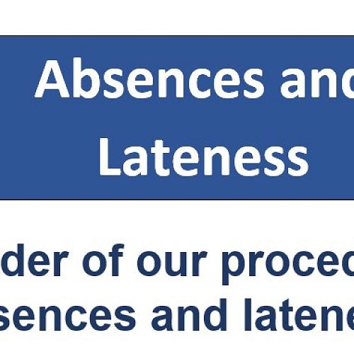 Procedures for Absences and Lateness