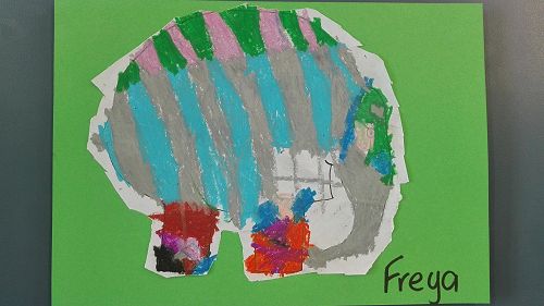 E is for Elmer the Elephant