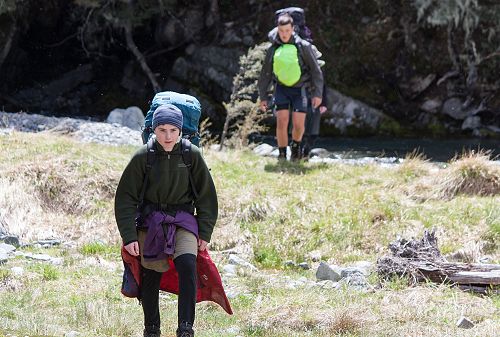 Jack Pacey arrives at camp.