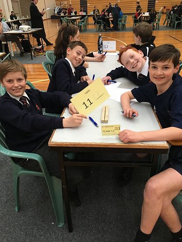 Year 7 Team - Jock McMillan, Finn Anderson, Ewan Beadell and Luk Pullar