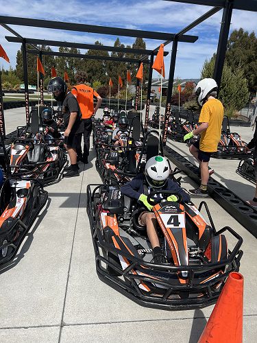 Race 1 gets ready to go