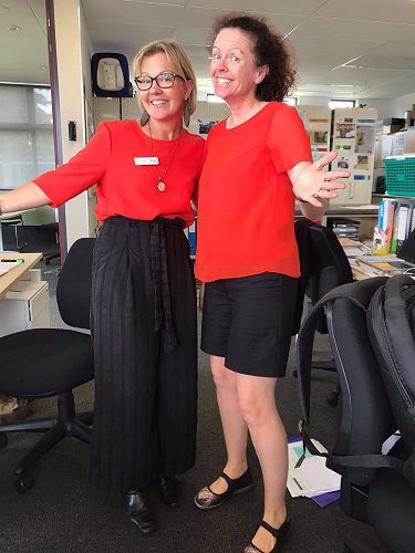 Tracy Rickit and Karen Roulston 