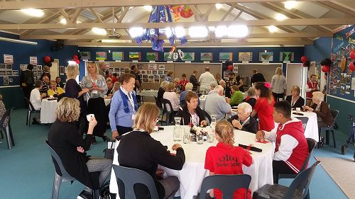 Mingling at the High Tea