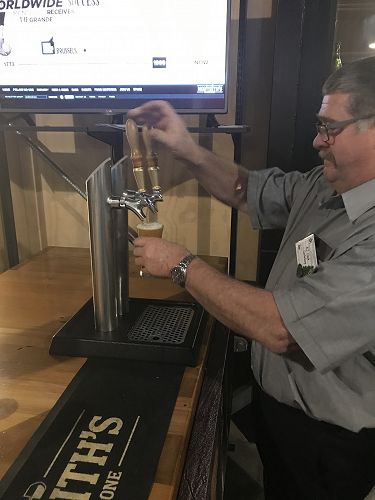 BJ showed his RSA skills pouring his beer-Pass!!