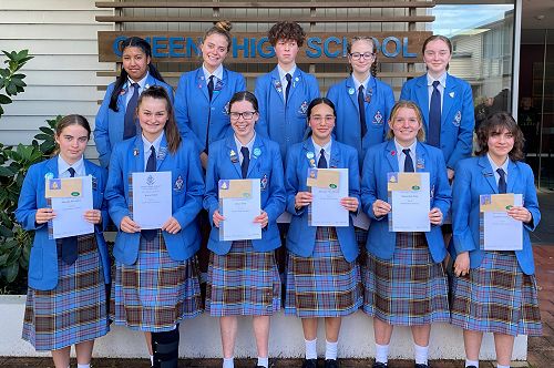Year 10 Overall Excellence award recipients 2020